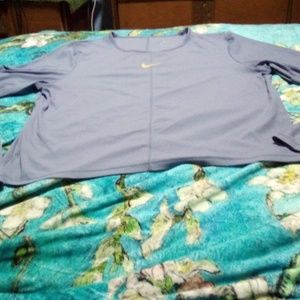 Nike periwinkle blue dri-fit long sleeve shirt size XL.